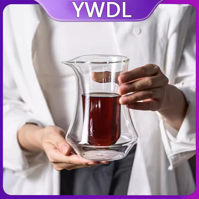 Pothos - YWDL 300ml Double-layer Glass Coffee Sharing