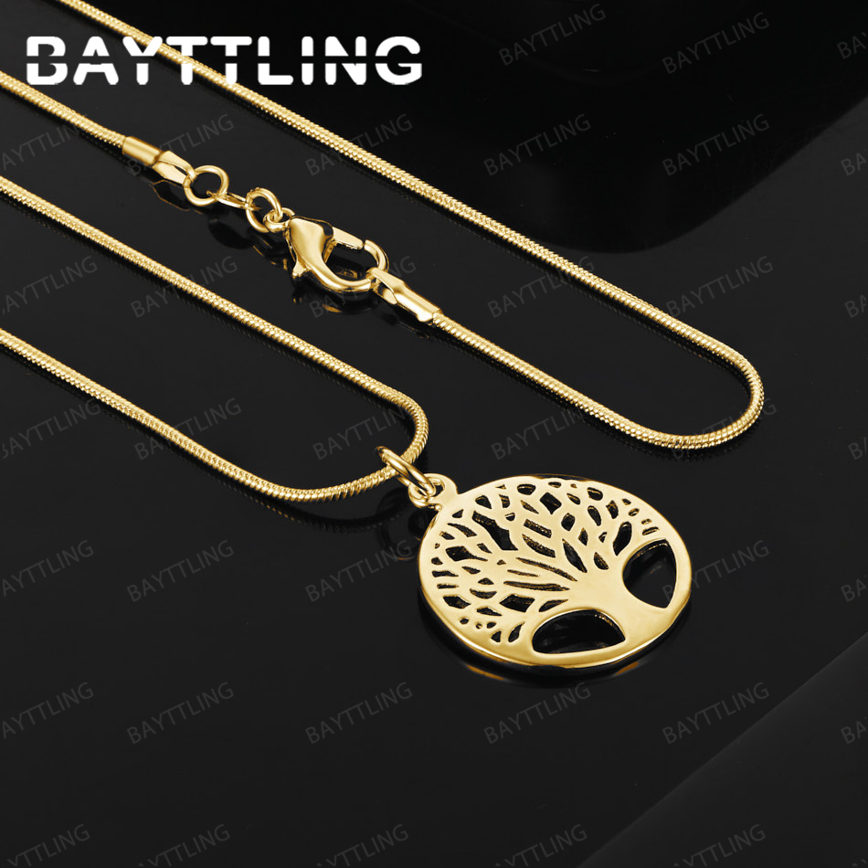 Snake Plant - 925 Sterling Silver 18K Gold 16-30