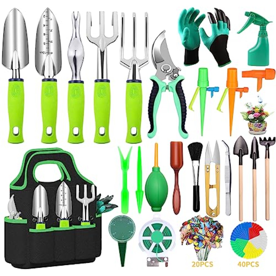 84 PCS Garden Tools Set, 10pcs - Succulent Set 评论和价格