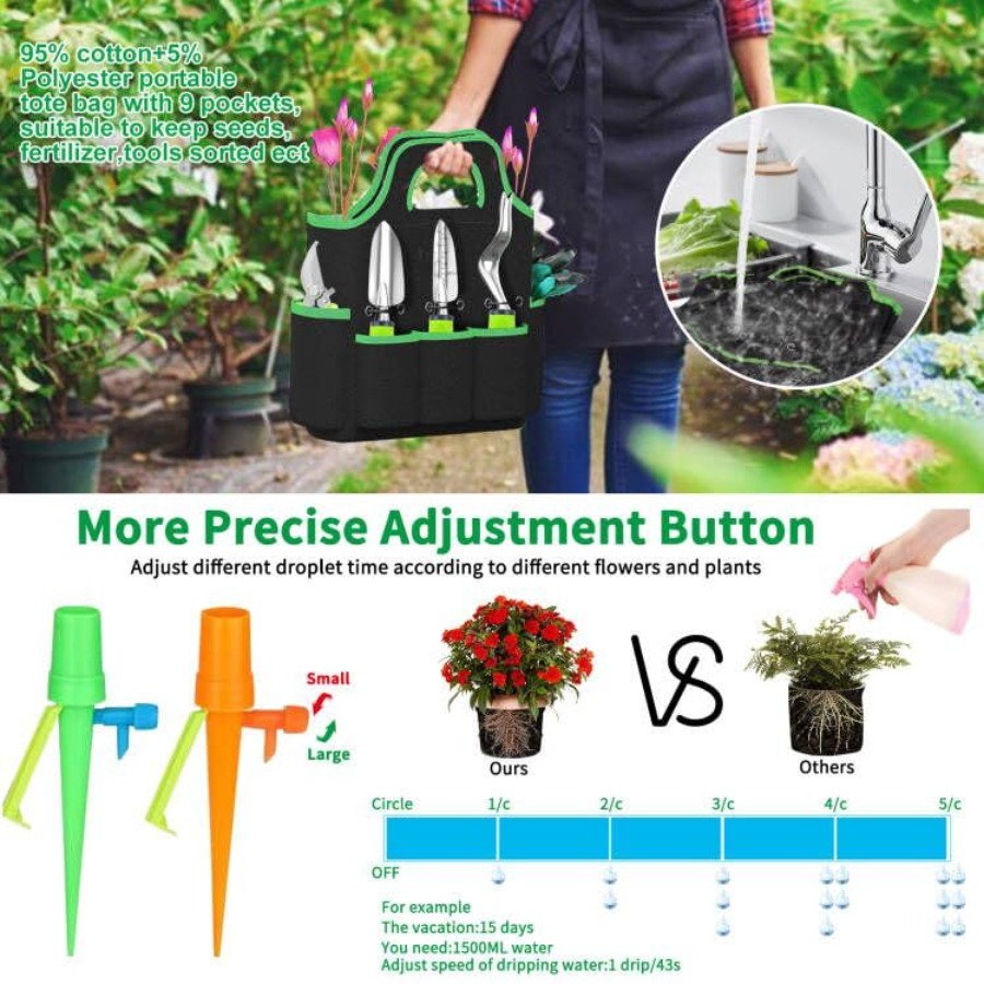 84 PCS Garden Tools Set, 10pcs - Succulent Set 评论和价格
