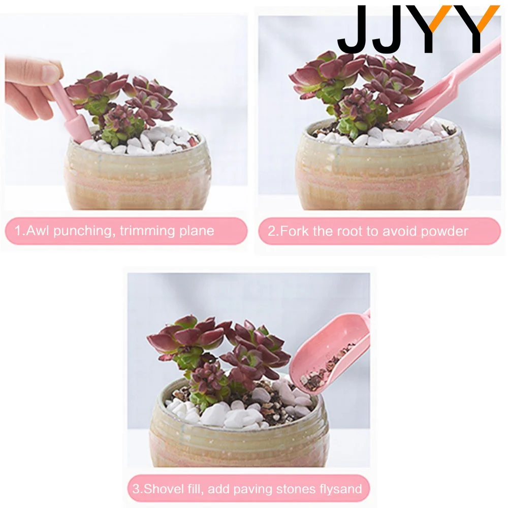 4Pcs Mini Succulent Planter Ac - Succulent Set 评论和价格