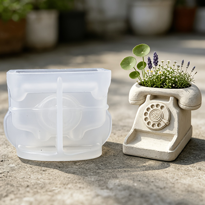 3D Vintage Rotary Telephone Su - Succulent Set 评论和价格