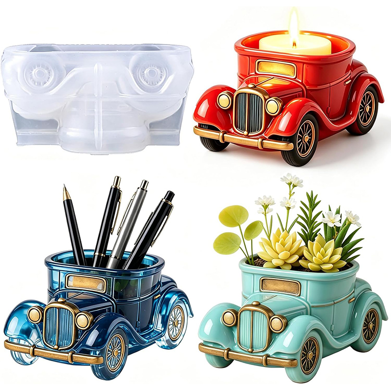 3D Vintage Bus Car Succulent P - Succulent Set 评论和价格