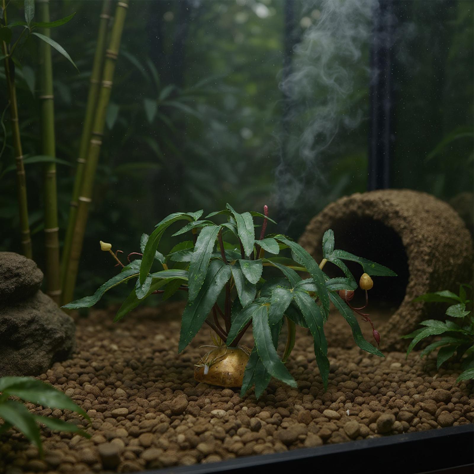 Fake Reptile Plants Snake Tank - Snake Plant 评论和价格
