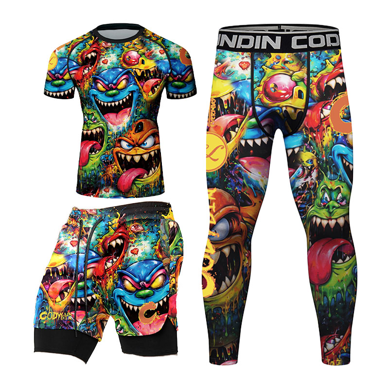 3D Colorful Monster Graffiti M - Monstera 评论和价格