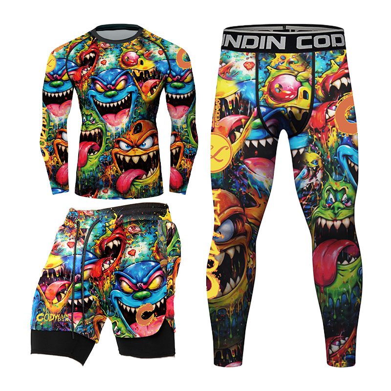 3D Colorful Monster Graffiti M - Monstera 评论和价格