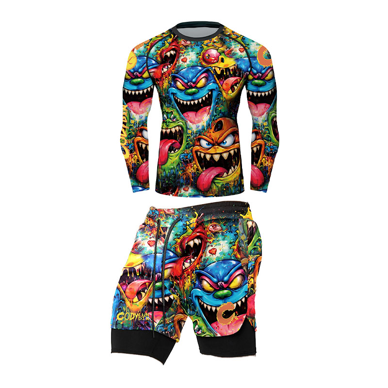 3D Colorful Monster Graffiti M - Monstera 评论和价格