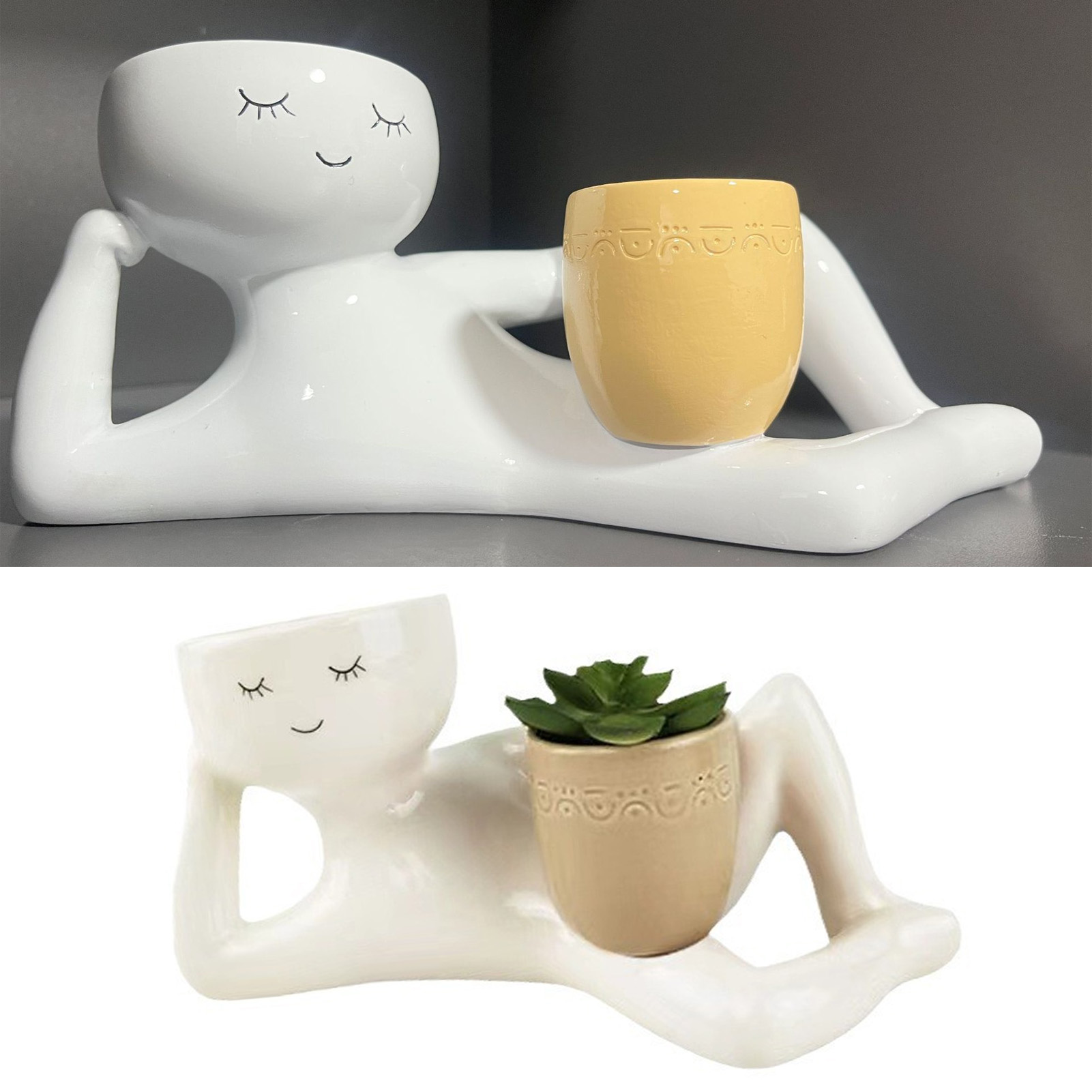 Succulent Pot Creative Breatha - Succulent Set 评论和价格