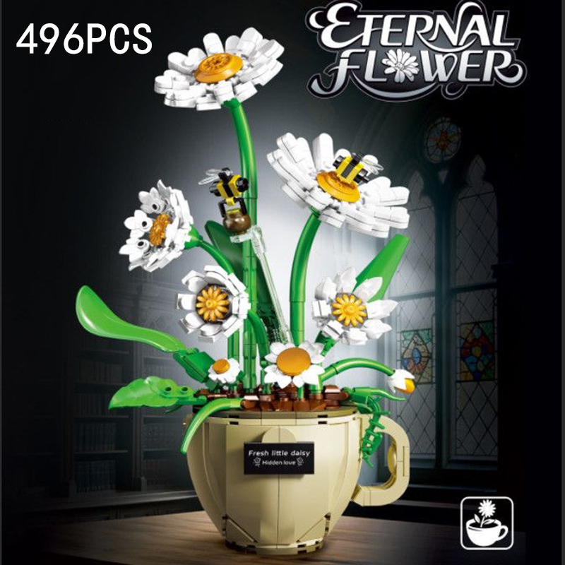 MOC Coffee Cup Flower Building - Terracotta Pot 评论和价格