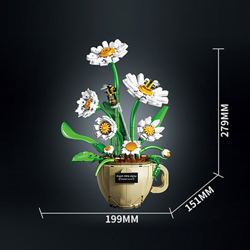 MOC Coffee Cup Flower Building - Terracotta Pot 评论和价格