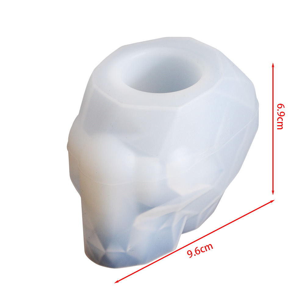 Skull Shape Mold Pen Holder Si - Succulent Set 评论和价格