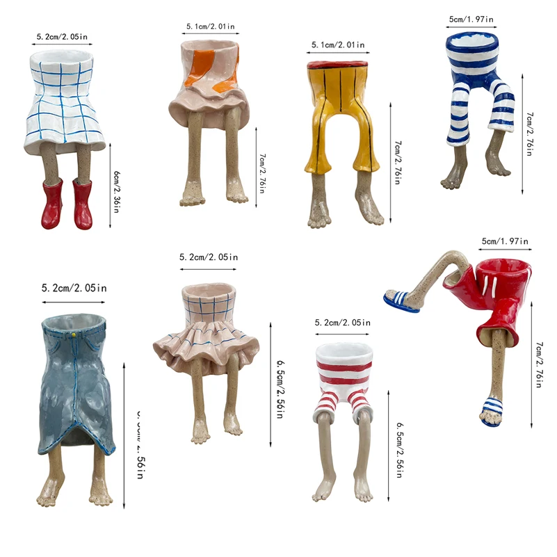 1Pcs Novelty Sitting Legs Cera - The Plant Parent 评论和价格
