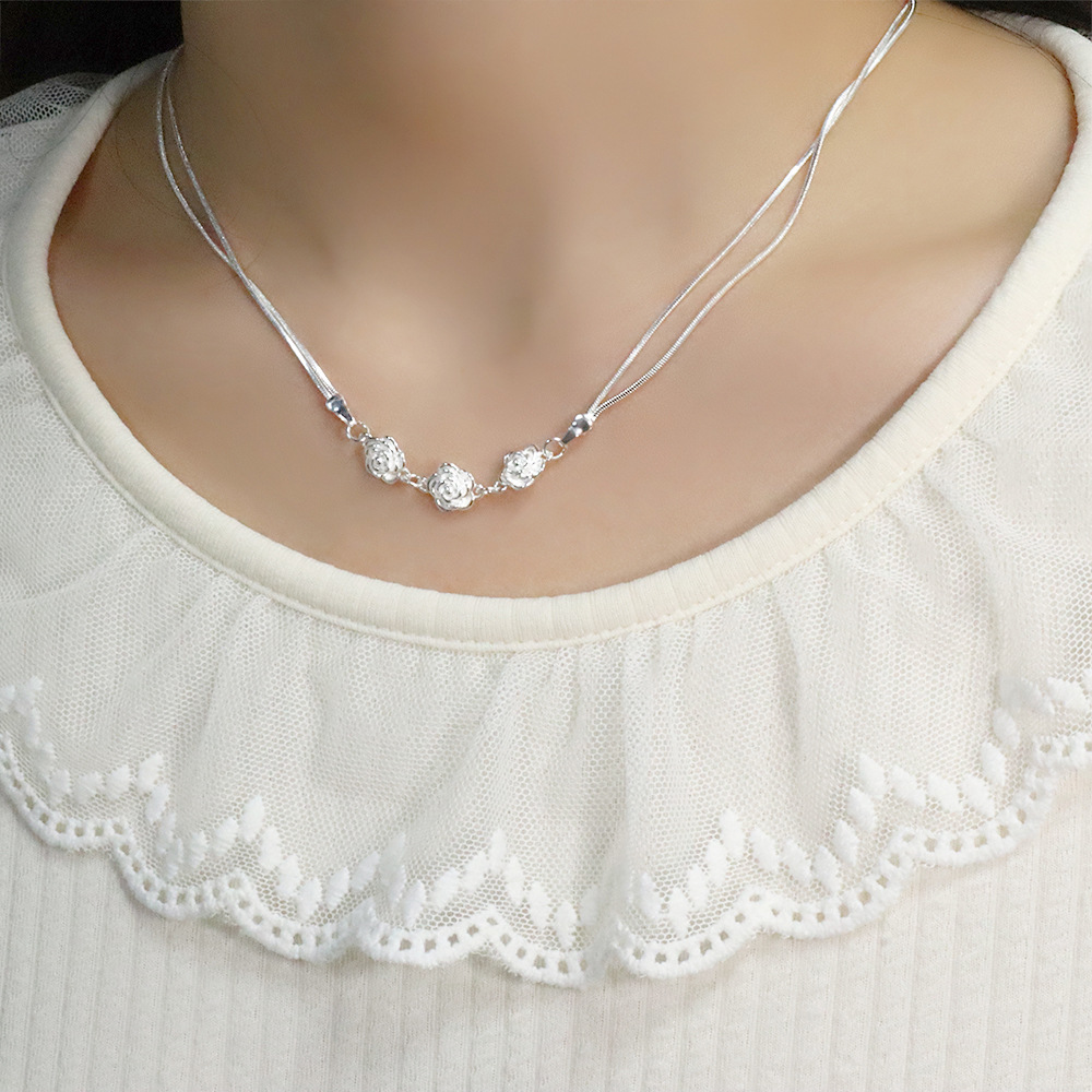 925 Sterling Silver Double-lay - Snake Plant 评论和价格
