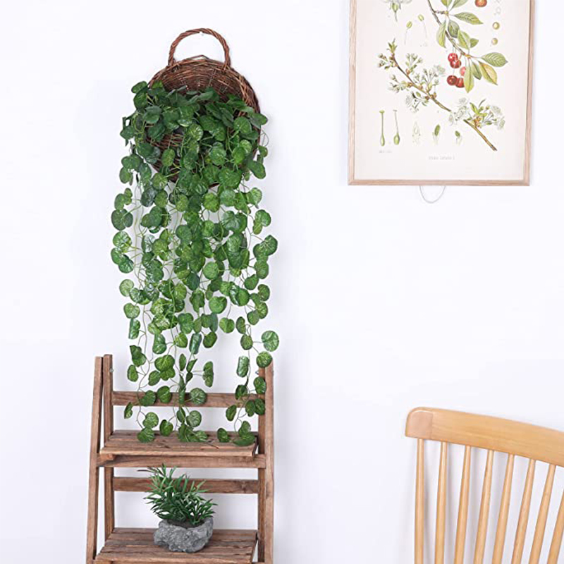 Artificial Basket Rattan Hangi - Succulent Set 评论和价格
