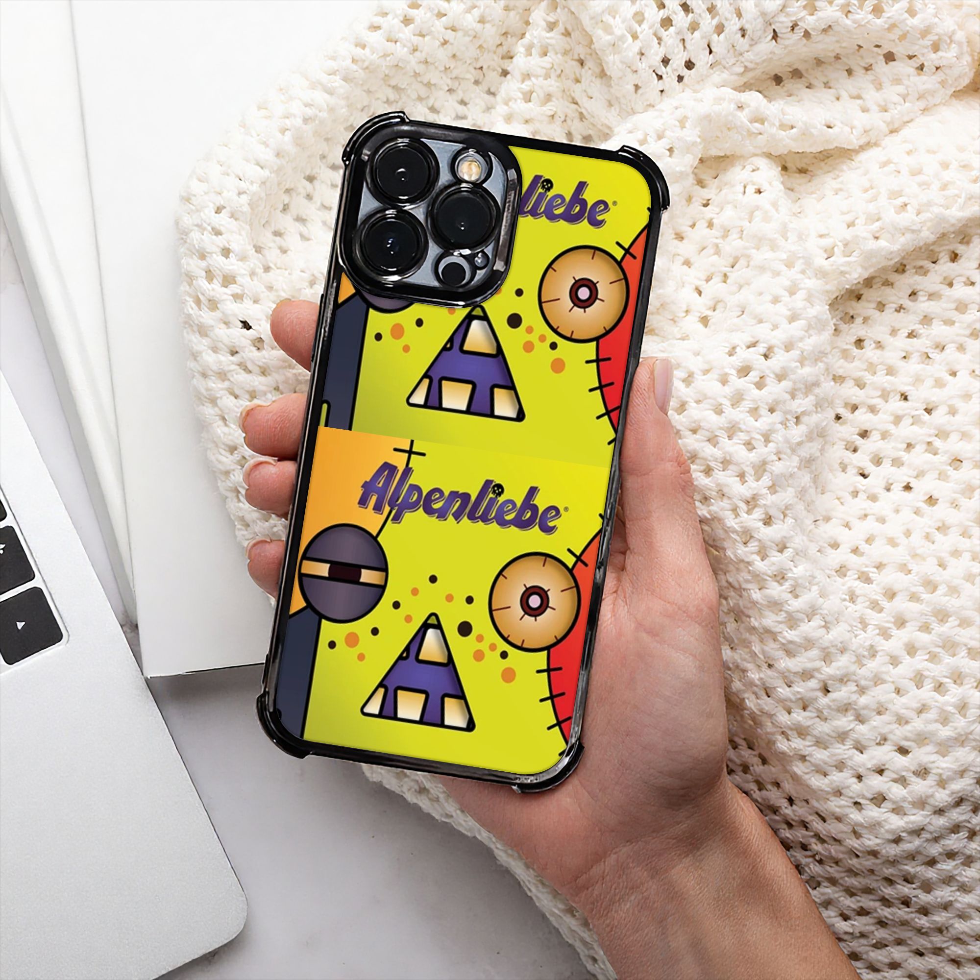 Cartoon Monster Face Patchwork - Monstera 评论和价格