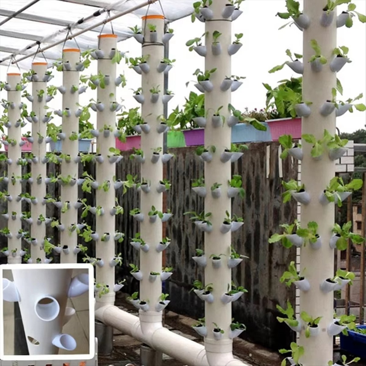 Hydroponic Vertical Tower Cont - Plant Pot 评论和价格