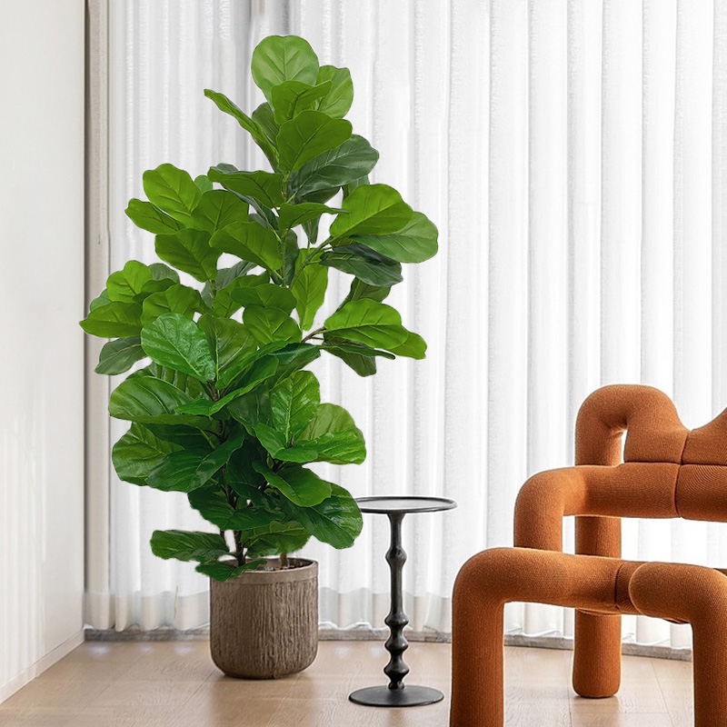 23-41in Artificial Ficus Tree  - Fiddle Leaf Fig 评论和价格