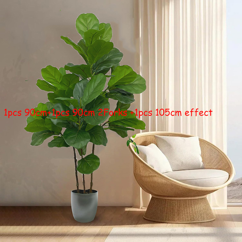 23-41in Artificial Ficus Tree  - Fiddle Leaf Fig 评论和价格