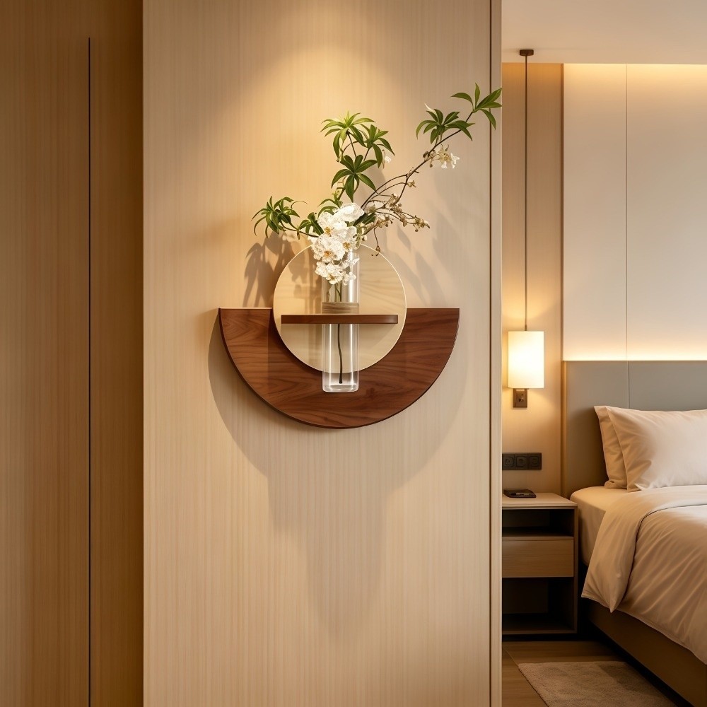 Oval Wood Wall Mount Flower Sh - Plant Support Stake 评论和价格