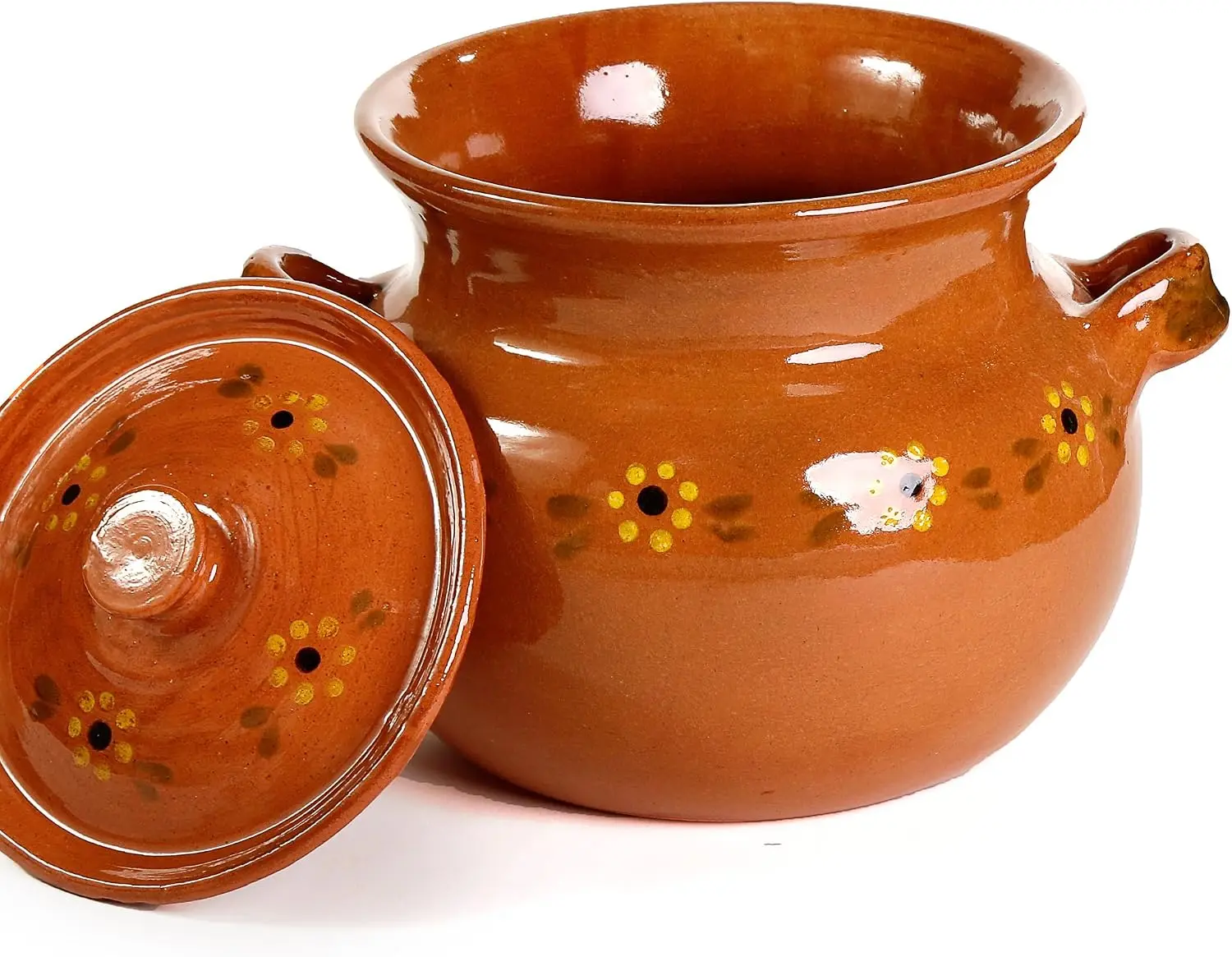 , Traditional Mexican Clay Bea - Terracotta Pot 评论和价格