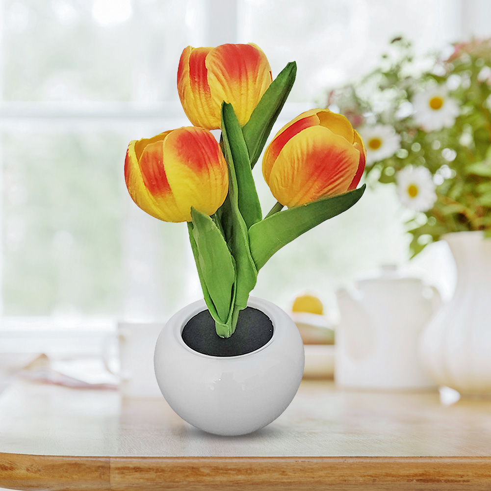 9x22cm Potted Plant Table Lamp - Plant Pot 评论和价格
