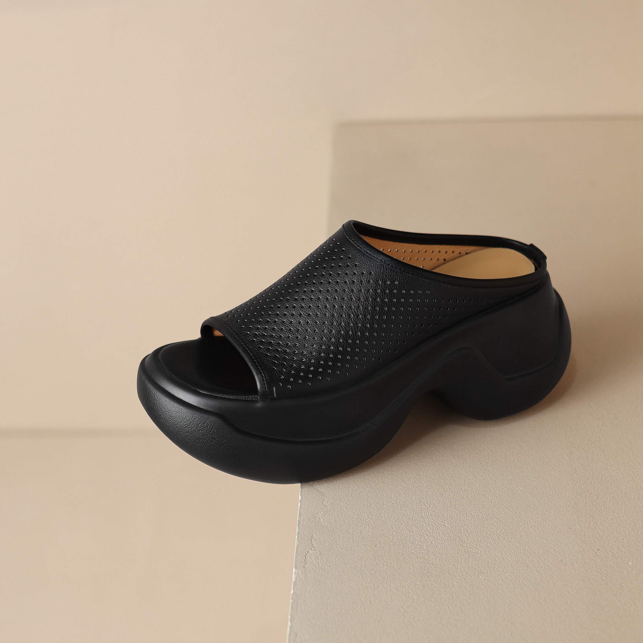 Krazing Pot Cow Leather Peep T - Pothos 评论和价格