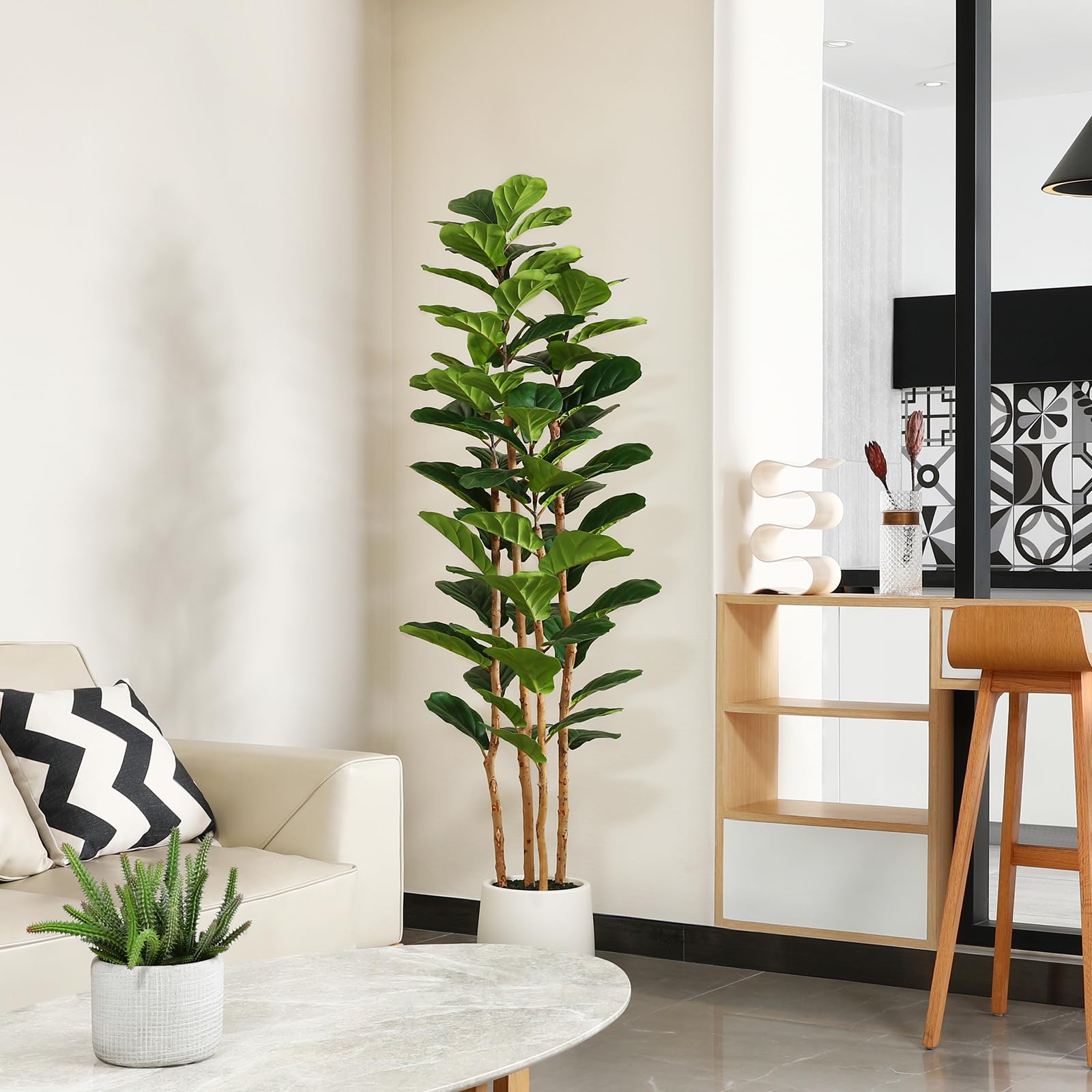 Artificial Fiddle Leaf Fig Tre - Fiddle Leaf Fig 评论和价格