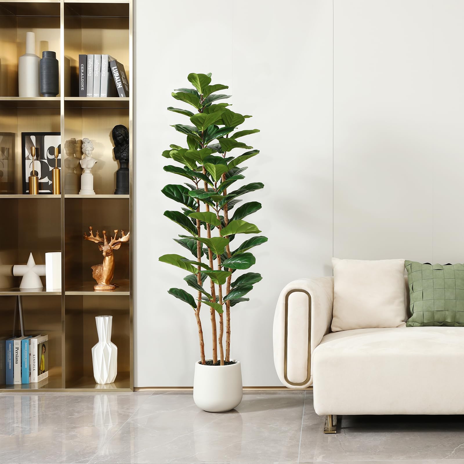 Artificial Fiddle Leaf Fig Tre - Fiddle Leaf Fig 评论和价格