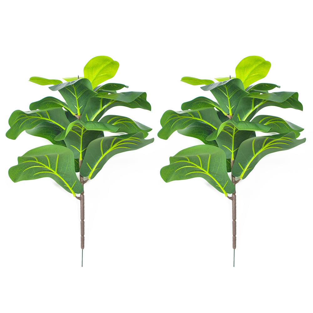 AB33-2Pcs Artificial Fiddle Le - Fiddle Leaf Fig 评论和价格