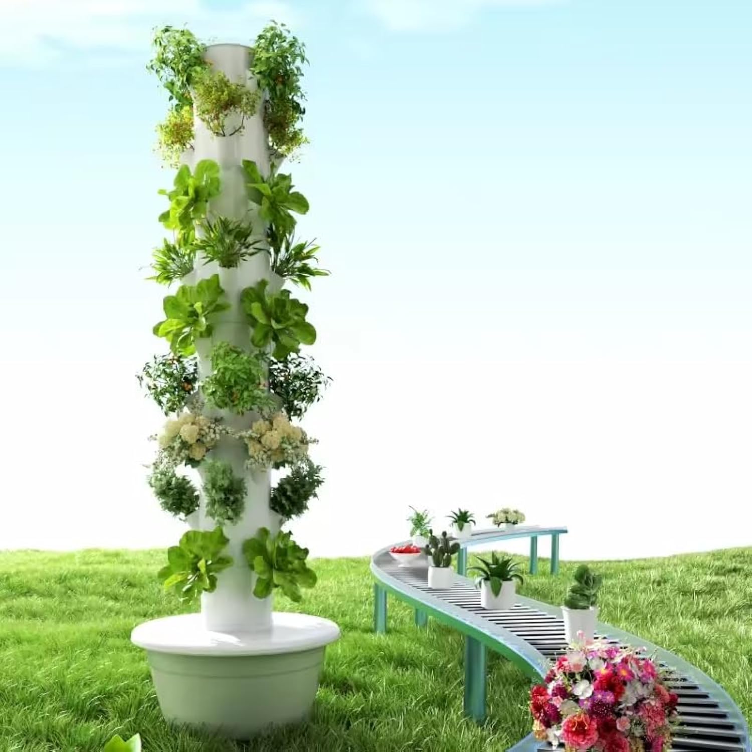 Vertical Hydroponic Grow Tower - Pothos 评论和价格